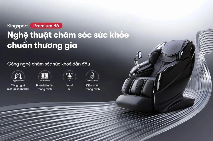 Trải nghiệm massage thư giãn với ghế Kingsport