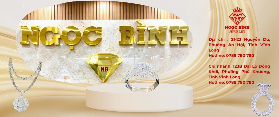 Trang sức vàng trắng tại Ngọc Bình