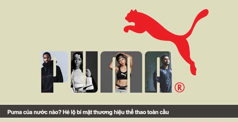 Vận động viên sử dụng sản phẩm Puma
