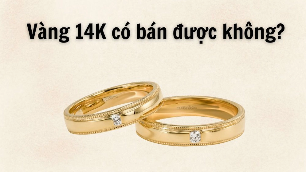 Vàng 14k có bán được không