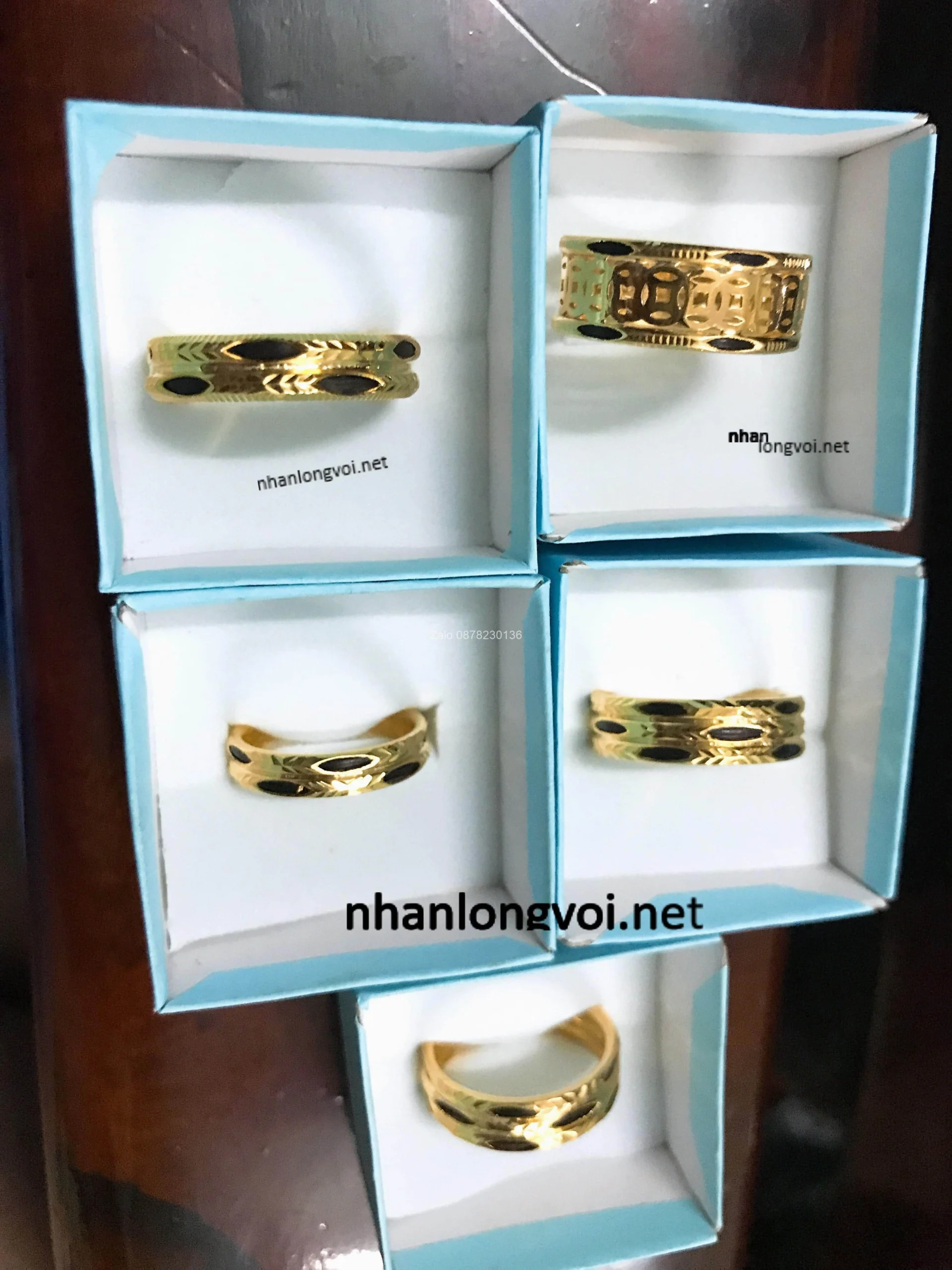 Vàng nhẫn Mi Hồng hình rồng phong thủy