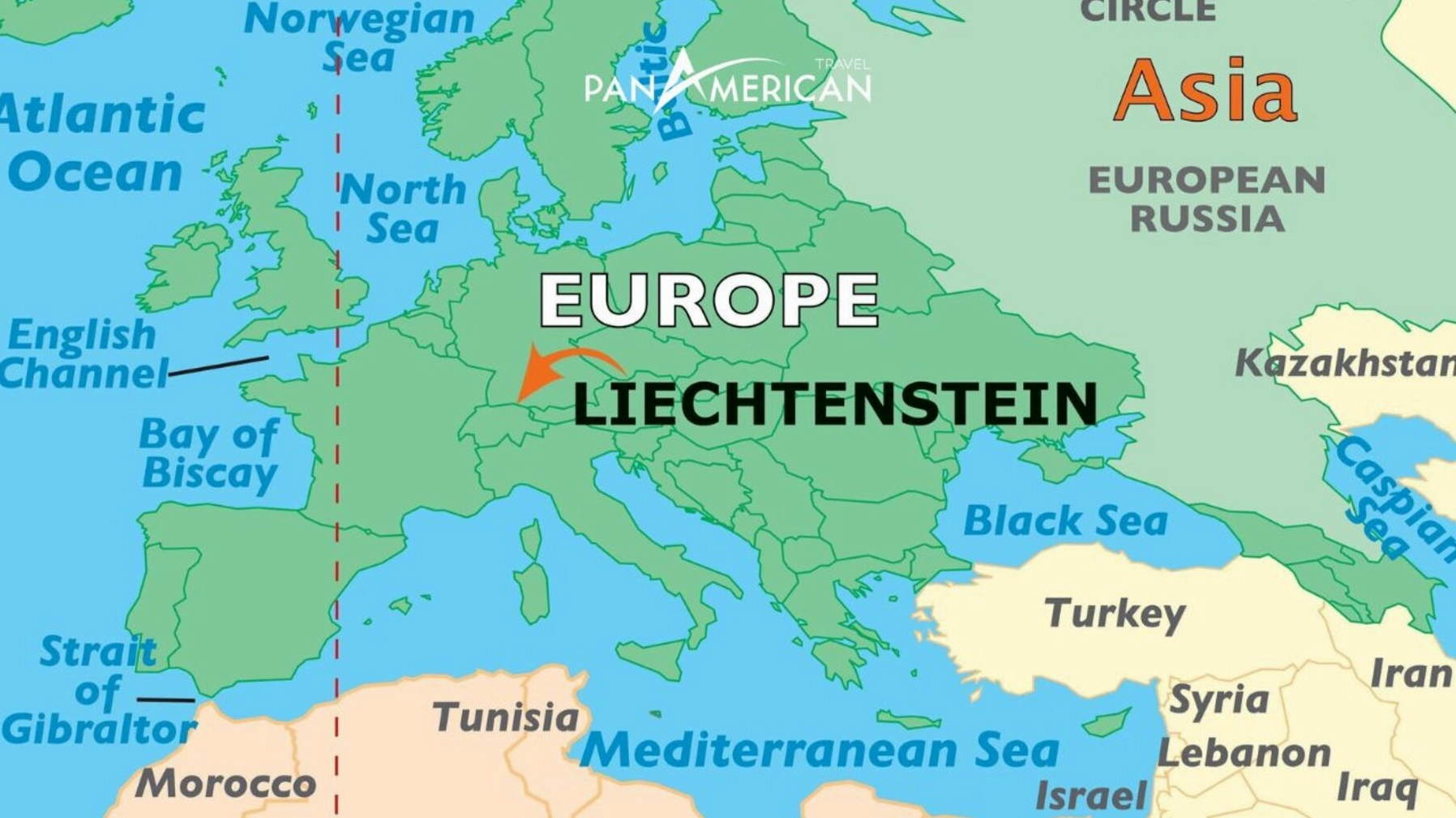 Vị trí địa lý của Liechtenstein