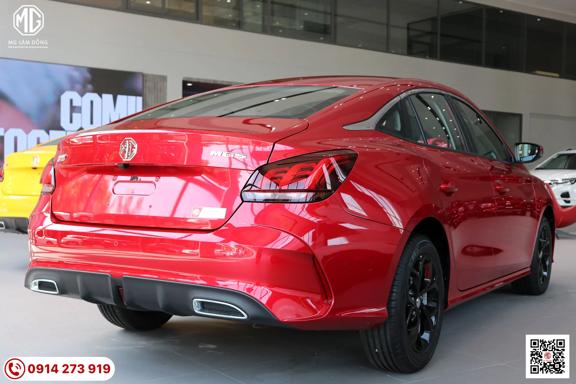 Xe MG5 có thiết kế thể thao