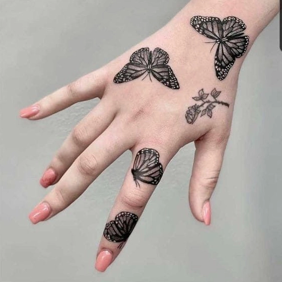 Bộ sưu tập các mẫu hình xăm mu bàn tay đa dạng