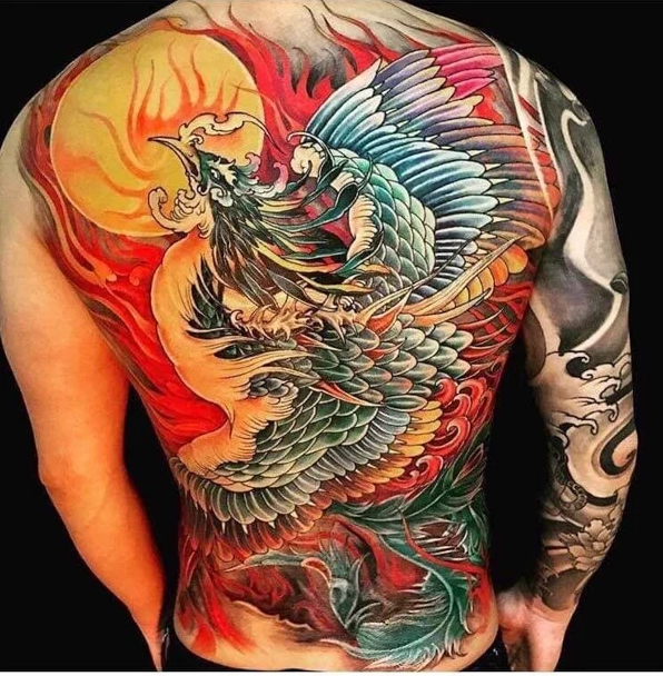 Hình xăm bít lưng theo phong thủy