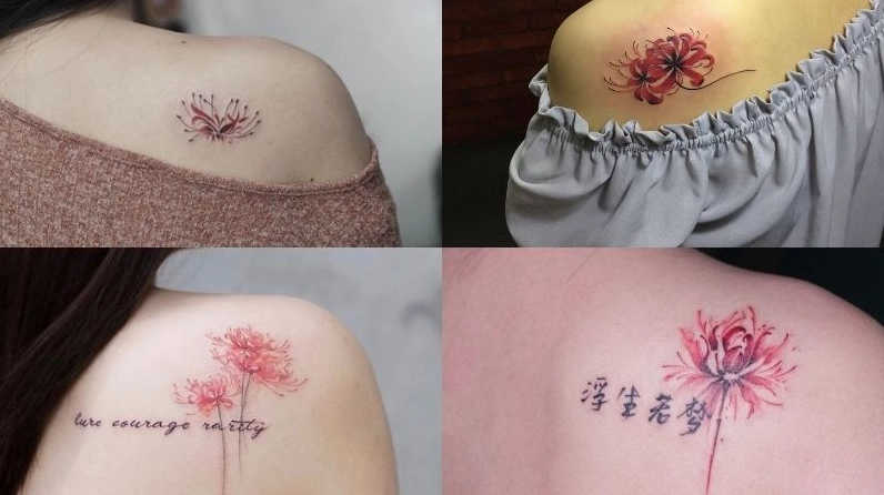 Hình xăm động vật ấn tượng ở vai