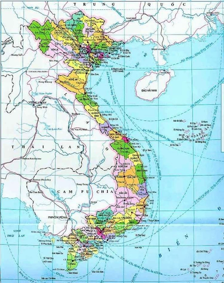 Bản đồ hành chính Việt Nam