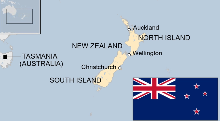 Bản đồ New Zealand