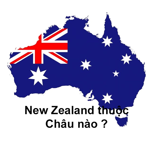 Bản đồ thế giới với New Zealand