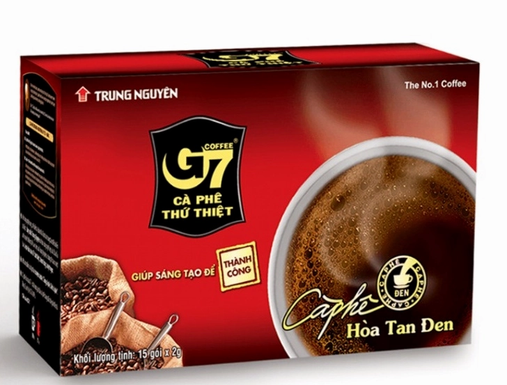 Cà phê Trung Nguyên G7 - Hương vị đen đá không đường