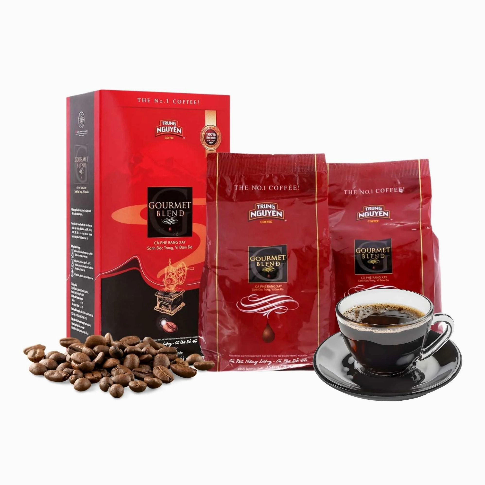 Cà phê Trung Nguyên Gourmet Blend - Hương vị đậm đà cho mọi gia đình