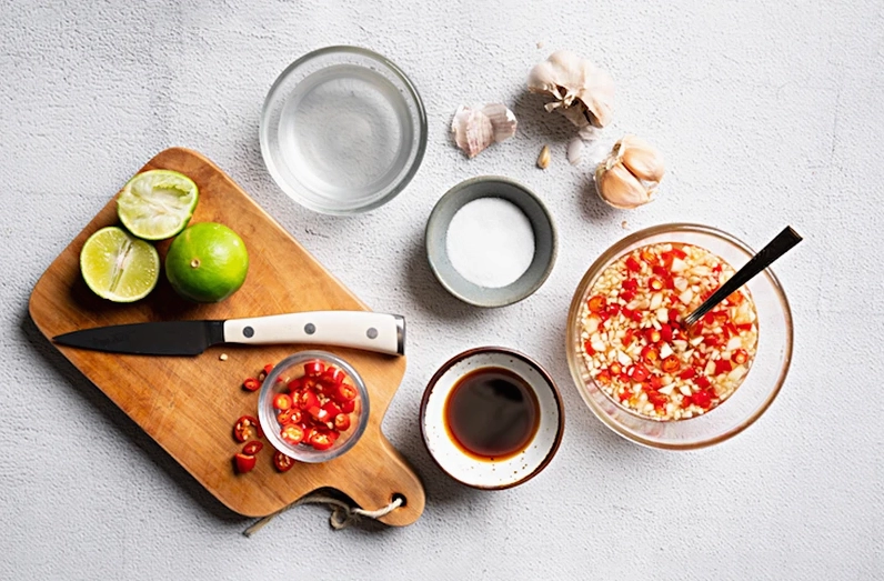 Cách pha nước mắm chua ngọt