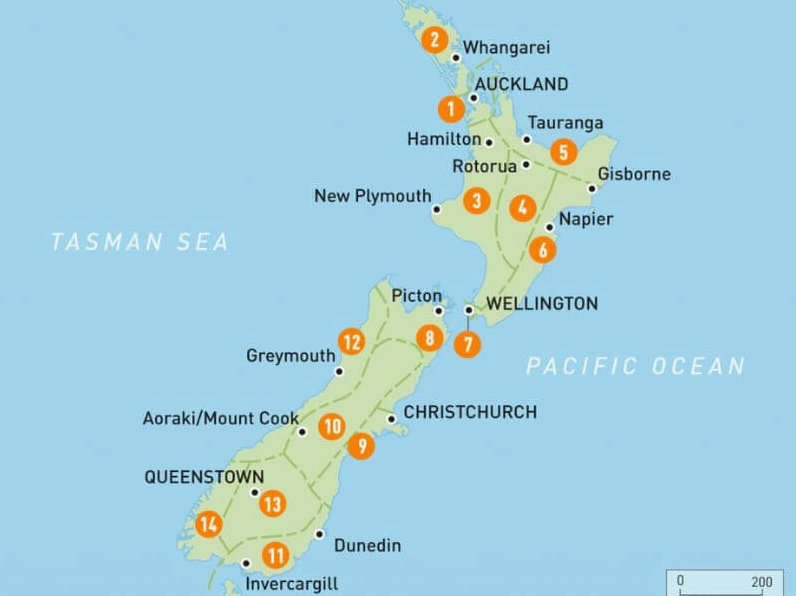 Cảnh quan Đảo Nam New Zealand