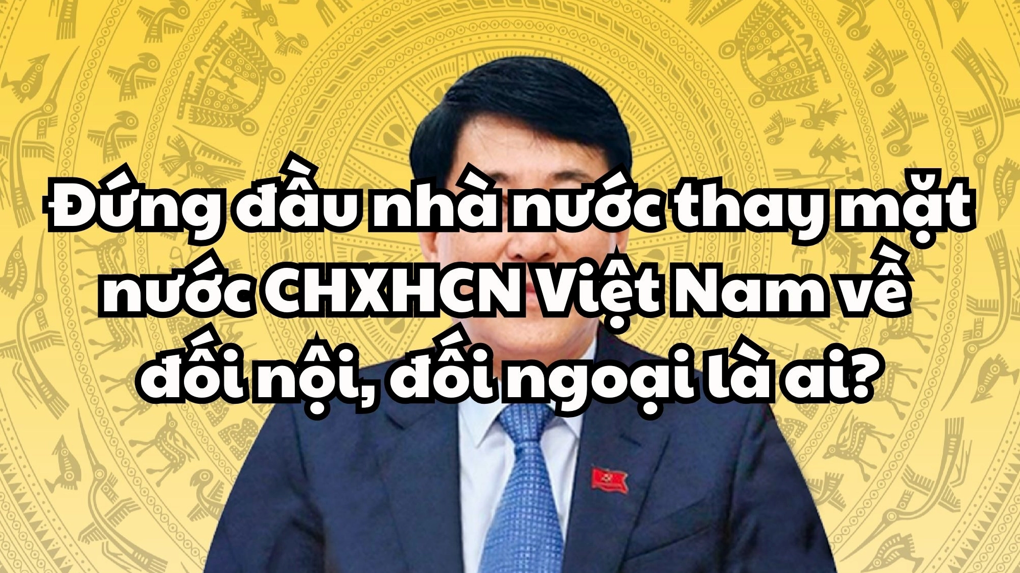 Chủ tịch nước thay mặt Nhà nước Việt Nam