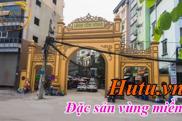 Cốm Làng Vòng ăn kèm chuối
