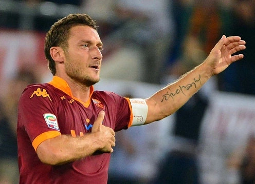 Francesco Totti trong màu áo AS Roma