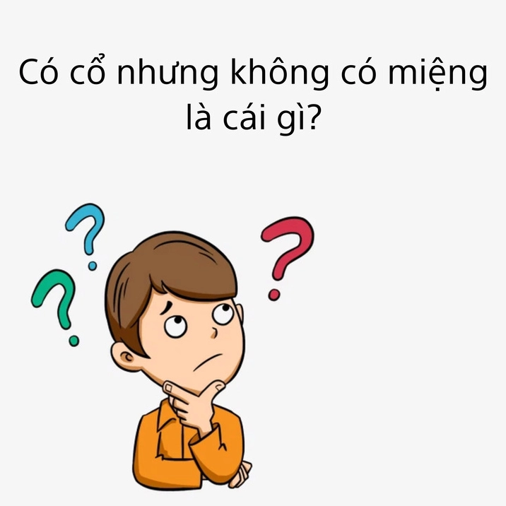 Hình ảnh minh họa các đồ vật có thể là đáp án câu đố