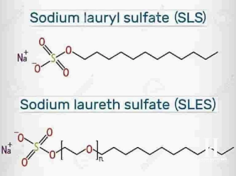 Hình ảnh minh họa hóa chất sulfate trong dầu gội