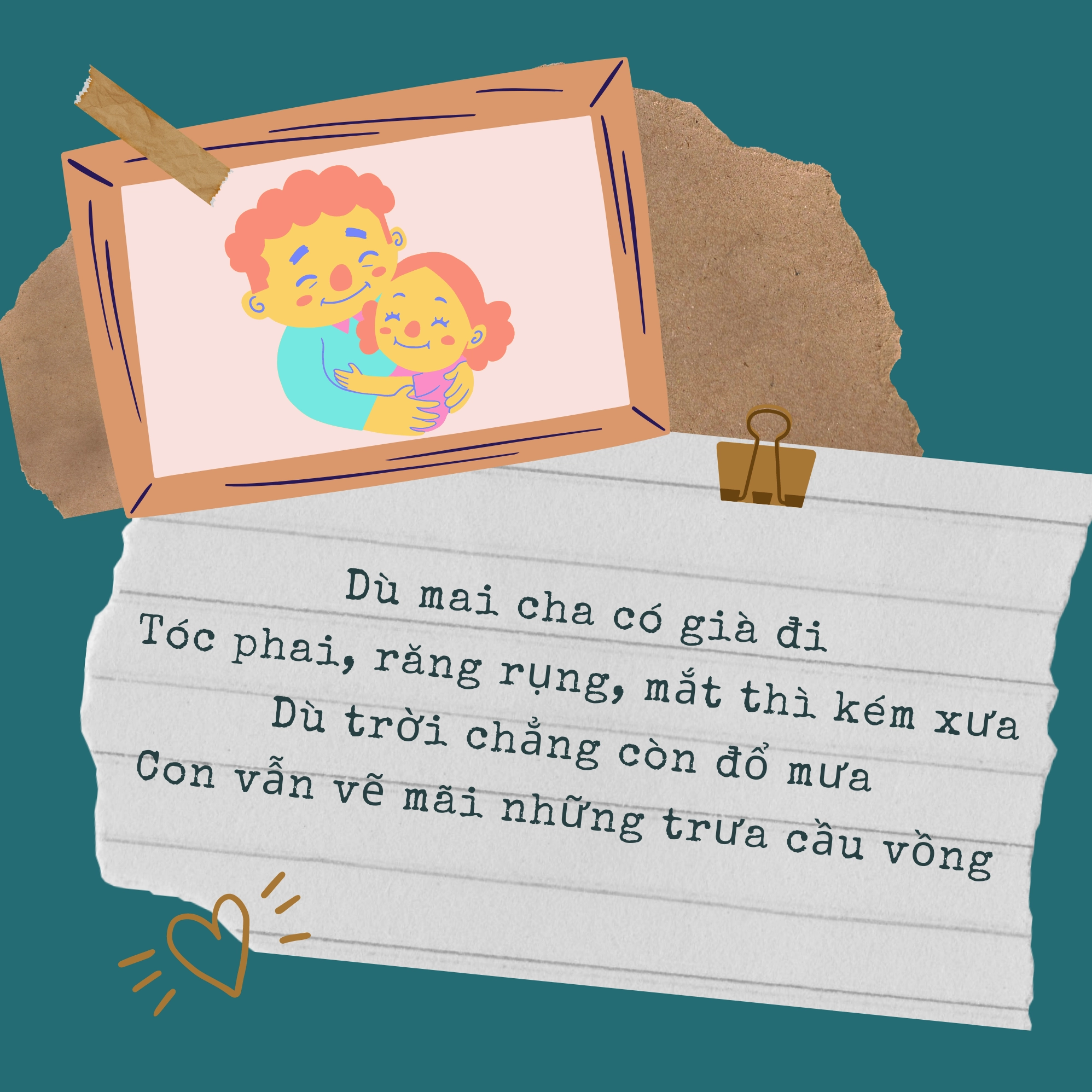 Hình ảnh minh họa ngày của cha
