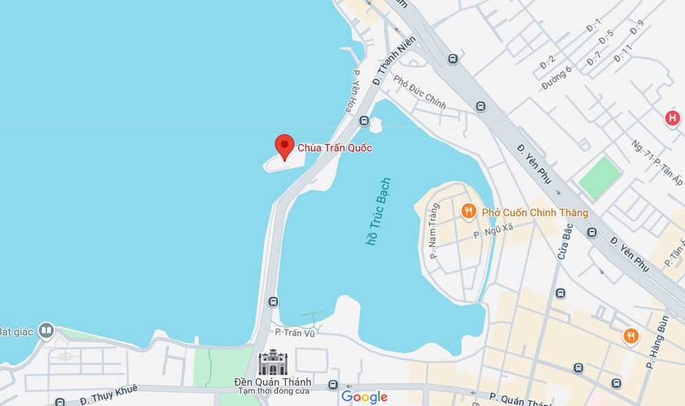 Kiến trúc cổ kính của Chùa Trấn Quốc