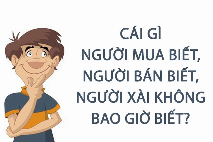 Bí ẩn 'cái gì người mua biết, người bán biết, người xài không bao giờ biết?' Người bán đang giới thiệu sản phẩm