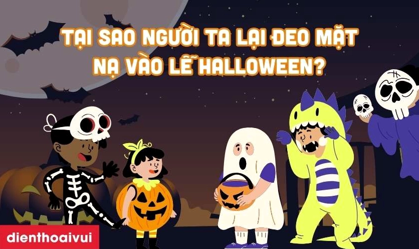 Người đeo mặt nạ Halloween
