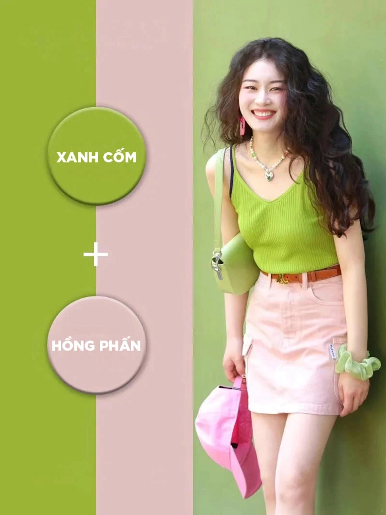 Nội thất với gam màu cốm