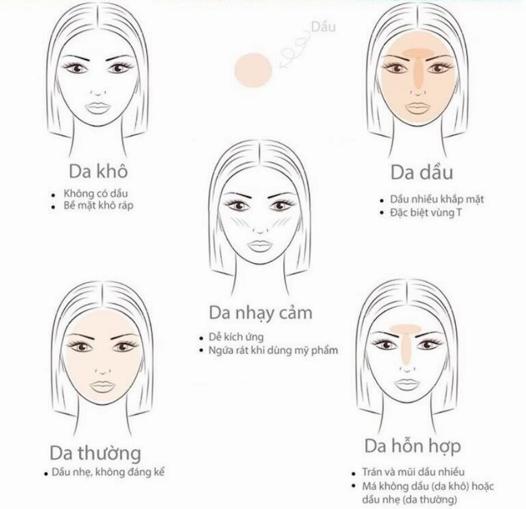Phân biệt các loại da cơ bản