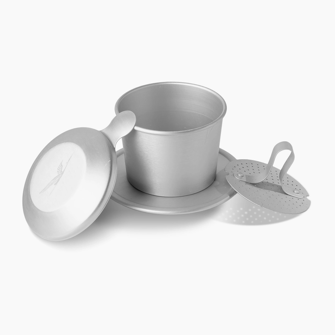 Phin cafe inox sáng bóng