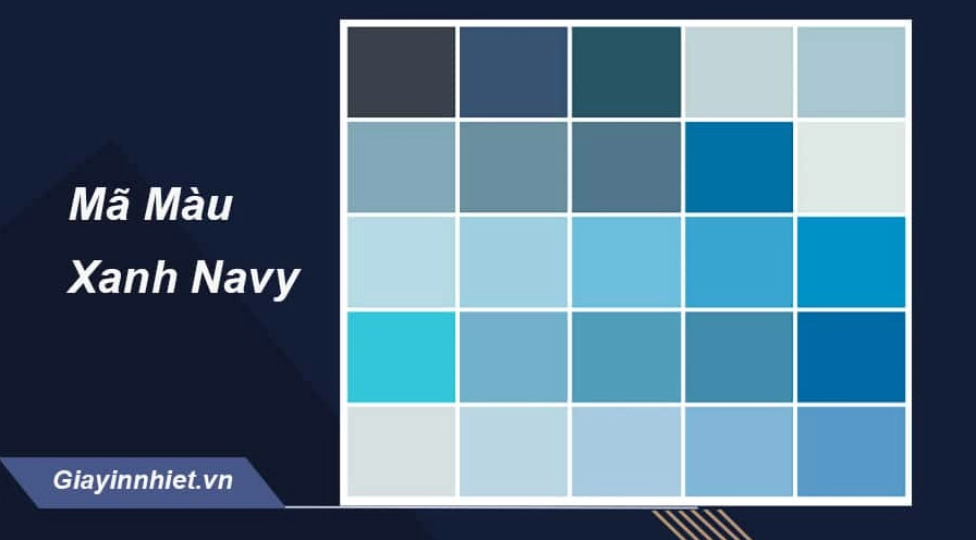 Phối đồ với màu xanh navy nhạt