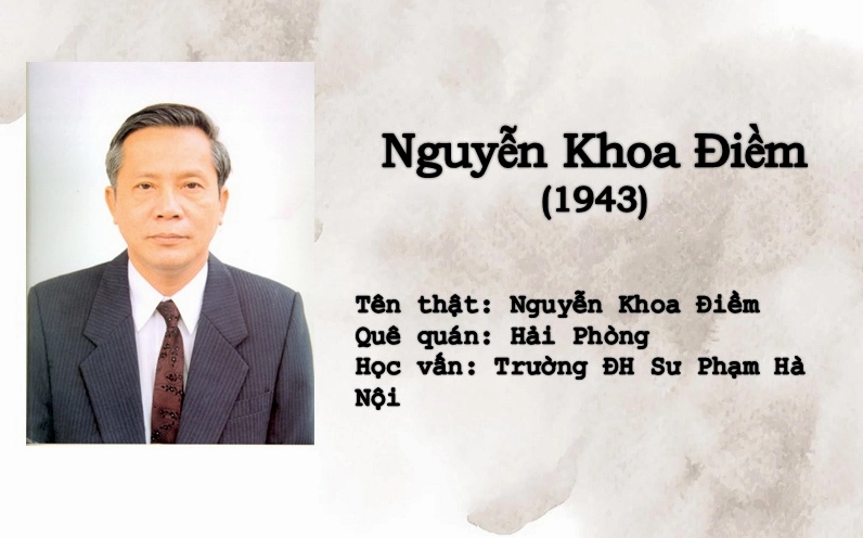 Tác giả Nguyễn Khoa Điềm: Di sản và ảnh hưởng văn học Việt Nam Tác giả Nguyễn Khoa Điềm trong một buổi tọa đàm văn học