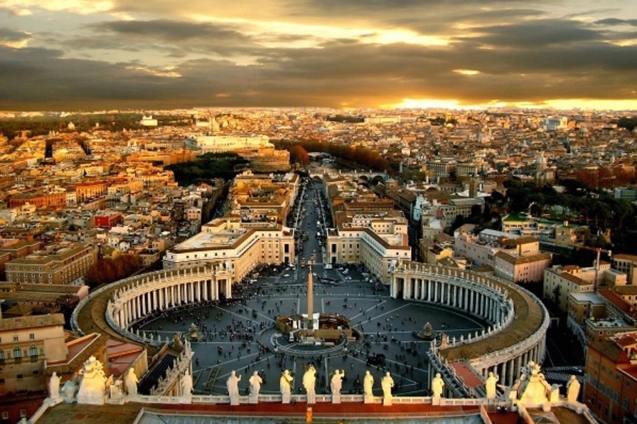 Thành Vatican nhìn từ trên cao