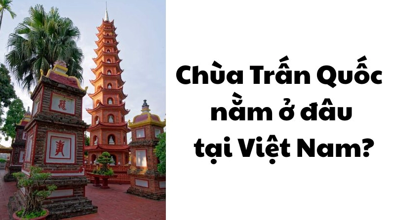 Toàn cảnh Chùa Trấn Quốc nhìn từ xa