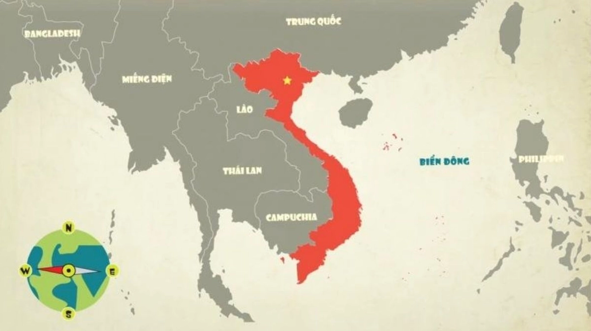 Đường bờ biển dài của Việt Nam